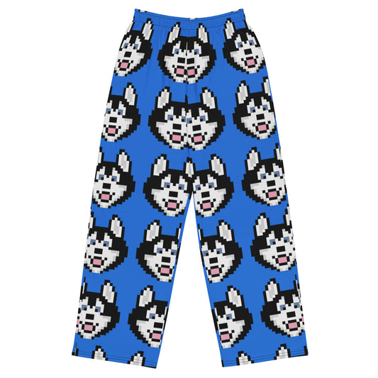 HOSKY - "All-over" unisex wide-leg pants