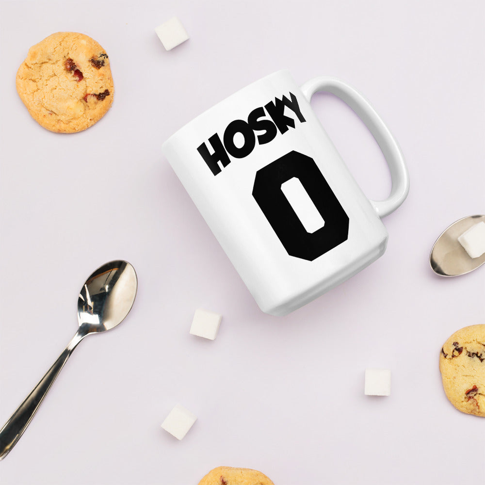 HOSKY - "Classic" White Glossy Mug